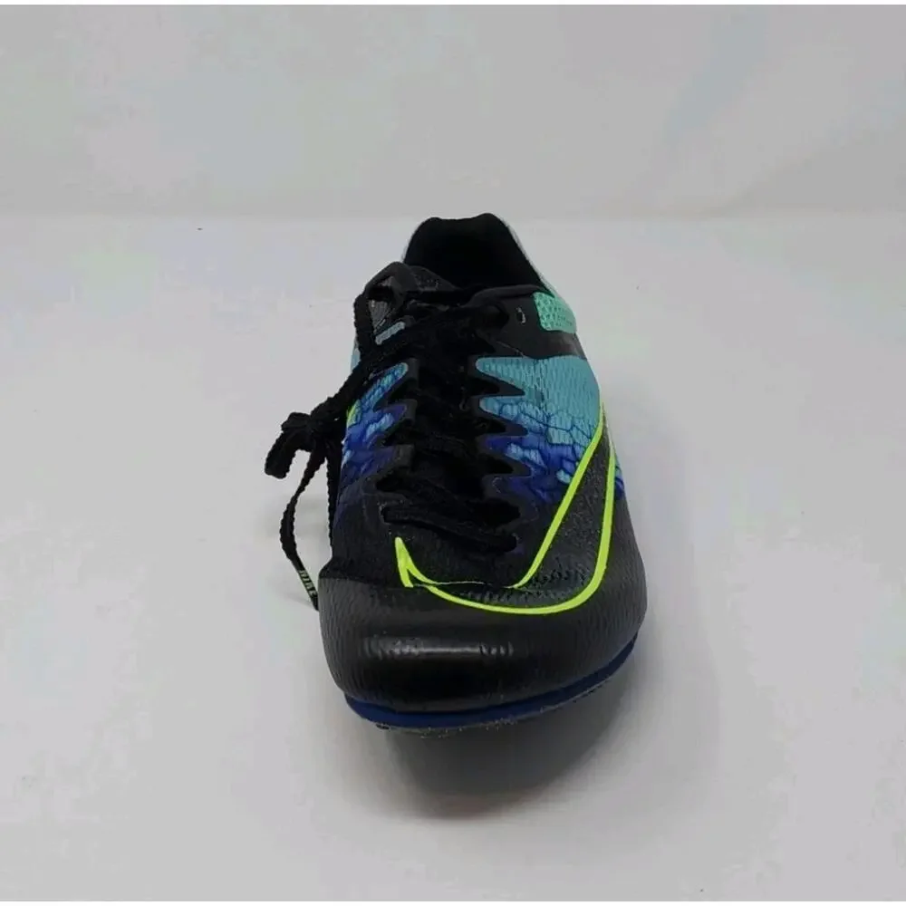Nike Zoom Rival Sprint Track Spikes Black Green Blue Sz 7 Women/5.5 Men - Picture 11 of 16
